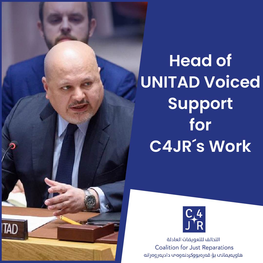 Head of UNITAD Voiced Support for C4JR´s Work