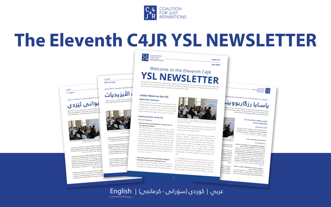 C4JR Releases Issue #11 of the Yazidi Survivors Law Newsletter (July2025)