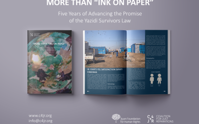 C4JR Report Release | Five Years of Advancing the Promise of the Yazidi Survivors Law (YSL)